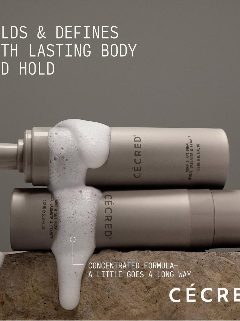 Cécred Wrap & Set Foam, a 5.8 fl oz hair-styling to mold,shape define your hair - Picture 2 of 6
